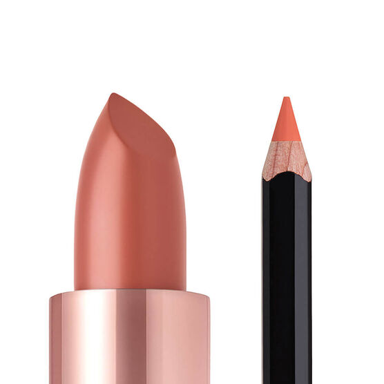 HOLIDAY LIP DUO KIT - PEACH BUD